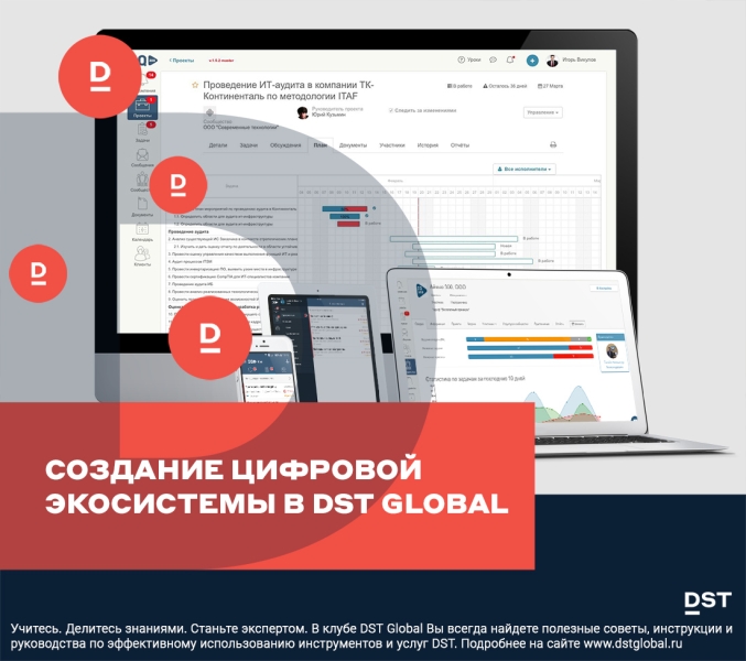 Создание цифровой  экосистемы в DST Global